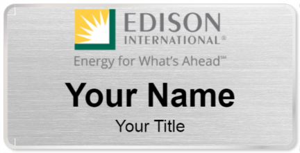 Custom name badges for Edison International
