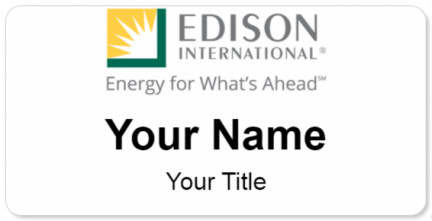 Custom name badges for Edison International