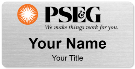Custom name badges for PSE&G