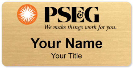 Custom name badges for PSE&G