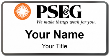 Custom name badges for PSE&G