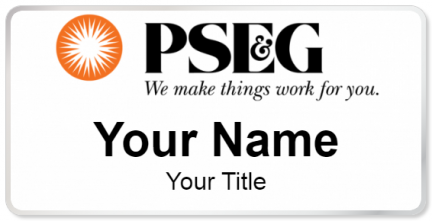 Custom name badges for PSE&G