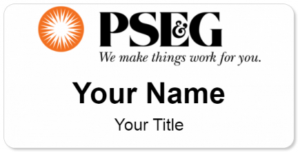 Custom name badges for PSE&G