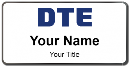 Custom name badges for DTE Energy