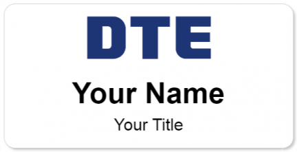 Custom name badges for DTE Energy