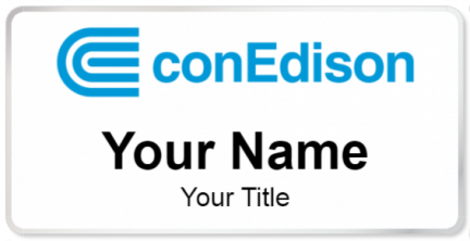 Custom name badges for ConEdison