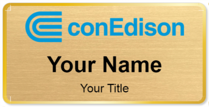 Custom name badges for ConEdison