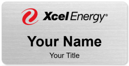 Custom name badges for Xcel Energy
