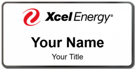 Custom name badges for Xcel Energy