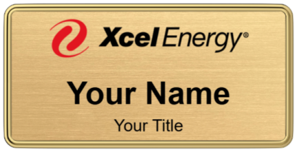 Custom name badges for Xcel Energy