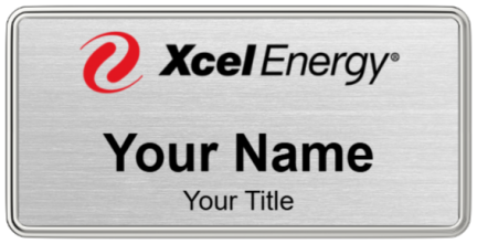 Custom name badges for Xcel Energy