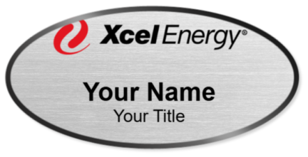 Custom name badges for Xcel Energy
