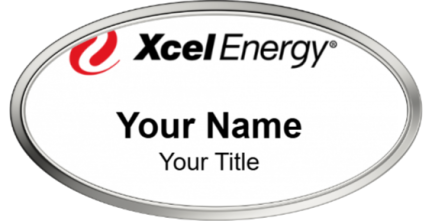 Custom name badges for Xcel Energy