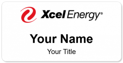 Custom name badges for Xcel Energy