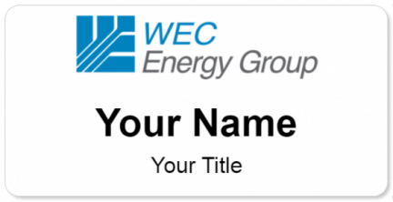 Custom name badges for WEC Energy Group