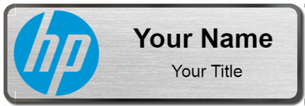 Custom name badges for HP