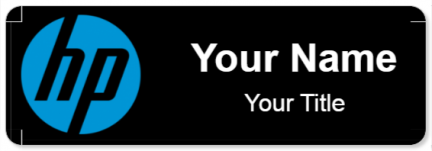 Custom name badges for HP