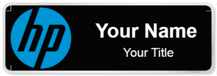 Custom name badges for HP