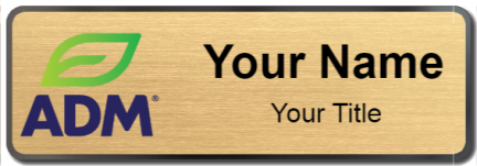 Custom name badges for Archer Daniels Midland