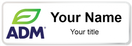 Custom name badges for Archer Daniels Midland