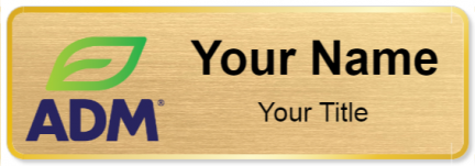 Custom name badges for Archer Daniels Midland