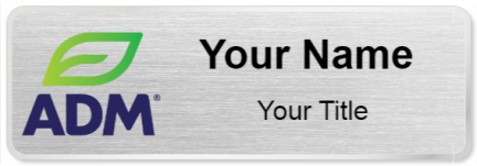 Custom name badges for Archer Daniels Midland
