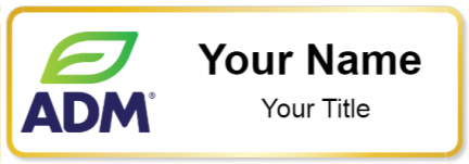 Custom name badges for Archer Daniels Midland