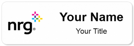 Custom name badges for NRG Energy