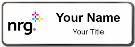 Custom name badges for NRG Energy