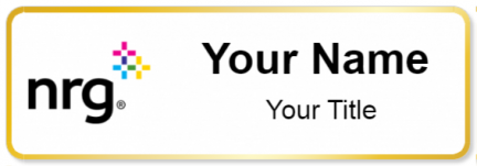 Custom name badges for NRG Energy