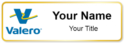 Custom name badges for Valero Energy