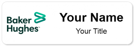 Custom name badges for Baker Hughes