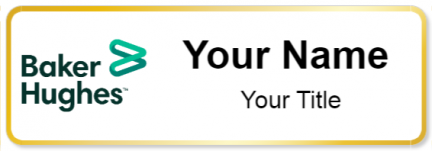 Custom name badges for Baker Hughes