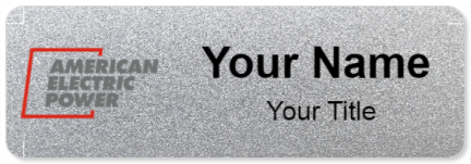 Custom name badges for American Electric Power