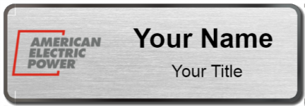 Custom name badges for American Electric Power