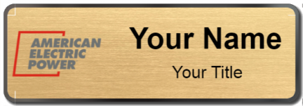 Custom name badges for American Electric Power