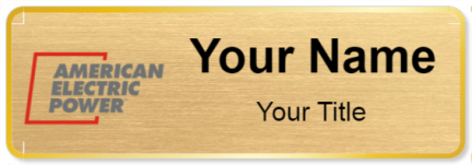 Custom name badges for American Electric Power