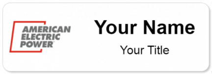 Custom name badges for American Electric Power