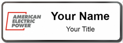 Custom name badges for American Electric Power