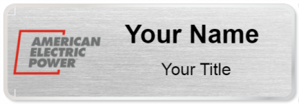 Custom name badges for American Electric Power