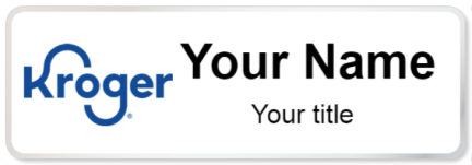 Custom name badges for Kroger