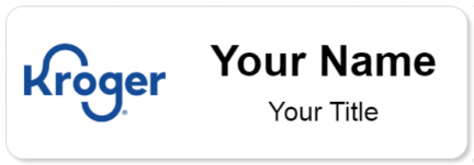 Custom name badges for Kroger