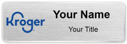 Custom name badges for Kroger