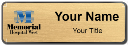 Custom name badges for Memorial Hospital West