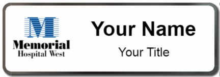 Custom name badges for Memorial Hospital West