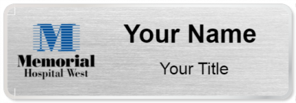 Custom name badges for Memorial Hospital West