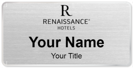 Custom name badges for Renaissance Hotels