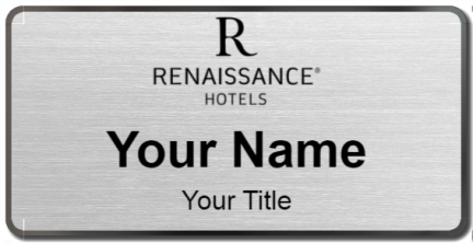 Custom name badges for Renaissance Hotels