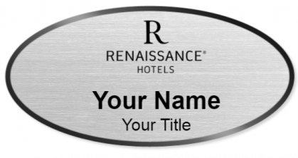 Custom name badges for Renaissance Hotels