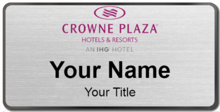 Custom name badges for Crowne Plaza